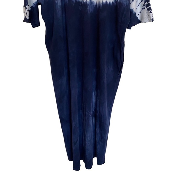 Raquel Allegra Bleached Midi Cotton T-Shirt Dress, Size 1/Small - Picture 8 of 15